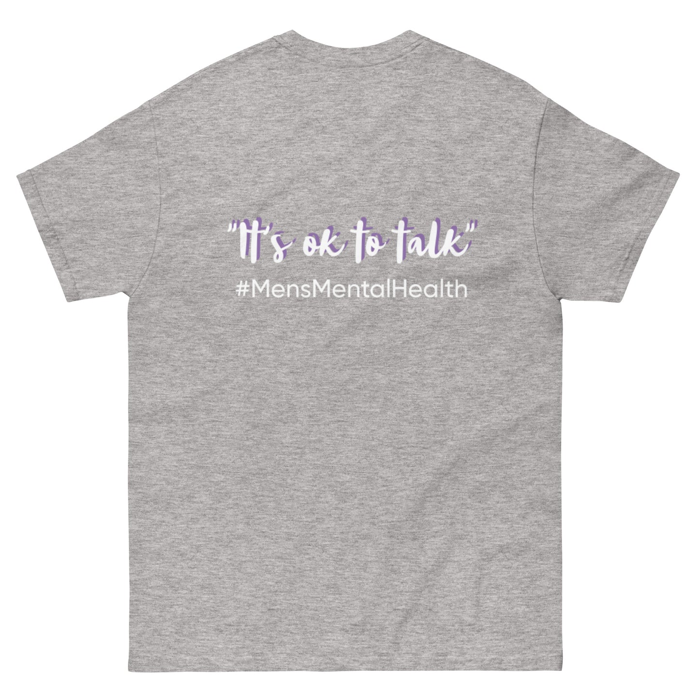 Classic tee "It's ok to talk" #MensMentalHealth