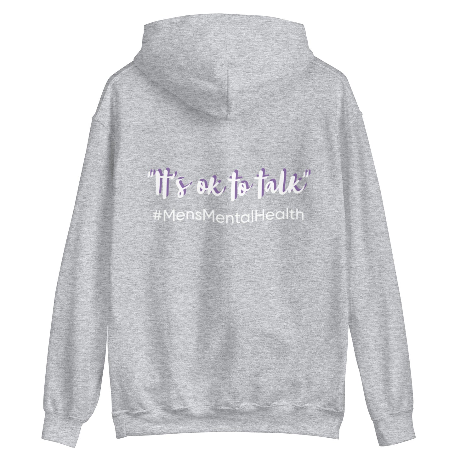 Unisex Hoodie "It's ok to talk" #MensMentalHealth